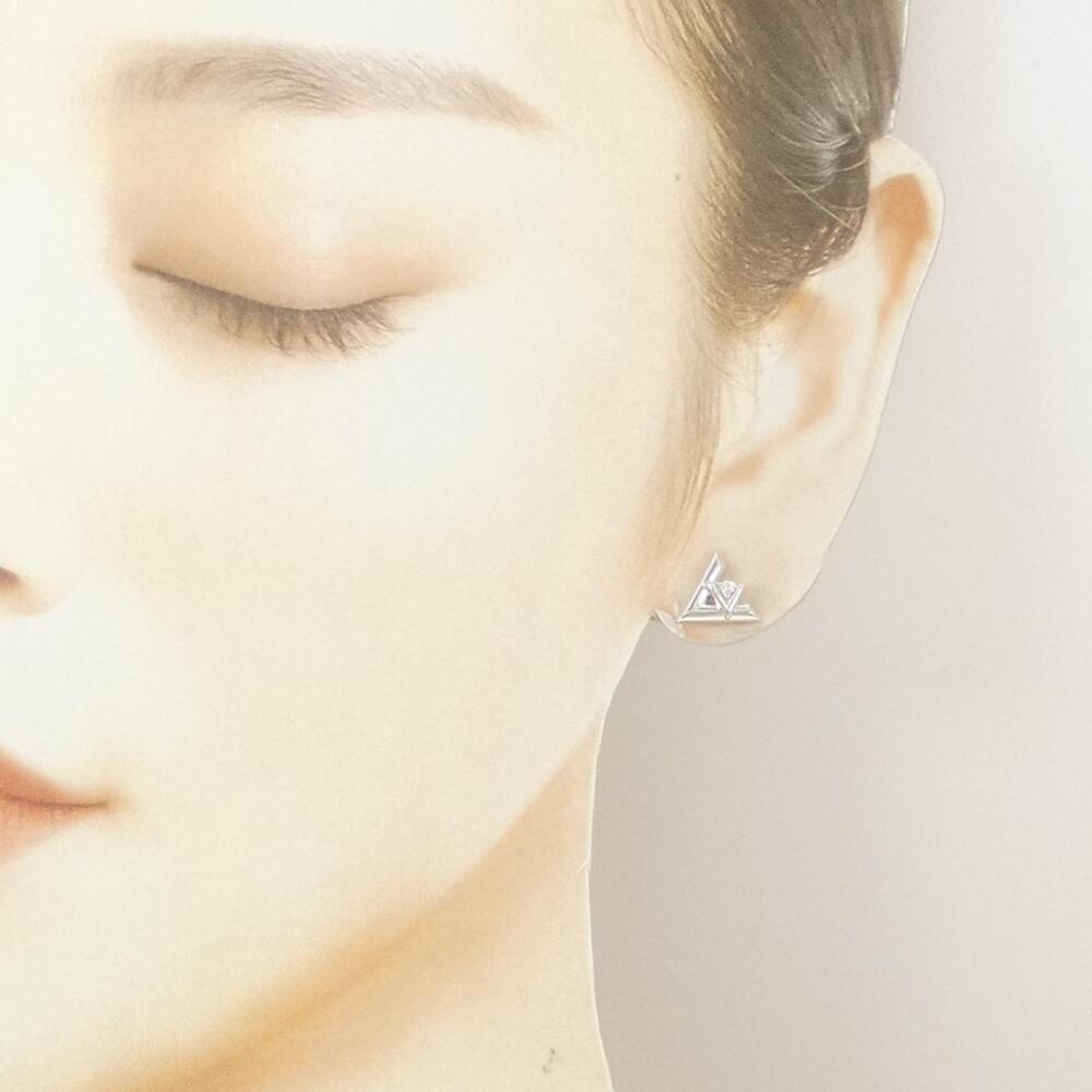 LOUIS VUITTON Silver Earrings - Picture 4 of 4